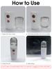 1pc Facial Steamer Nano Spray Moisturizing Vaporizer Face Mist Cold Spray Machine Humidifier Portable Beauty Humidificador