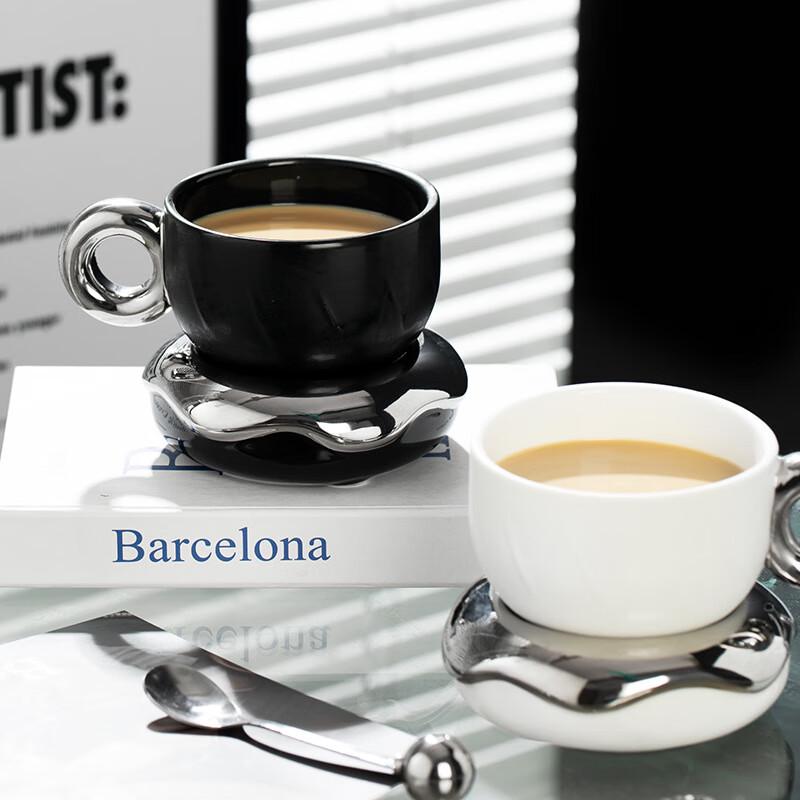 Couple Donut Ceramic Mug and Saucer Set