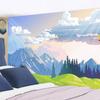 Magic Mountain And Forest Tapestry Wall Hanging Art Mural Bohemian Wall Blanket Hippie Dormitory Background Cloth Decor