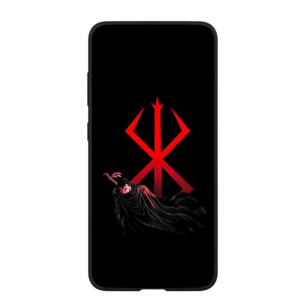 Phone Case for iPhone 17 16 15 Plus X XR 16E Huawei P30 P20 Lite Redmi Note 14 12 11 13 Pro Max OPPO A60 A80 A40 A18 A38 A54 Berserk Guts Anime Cover