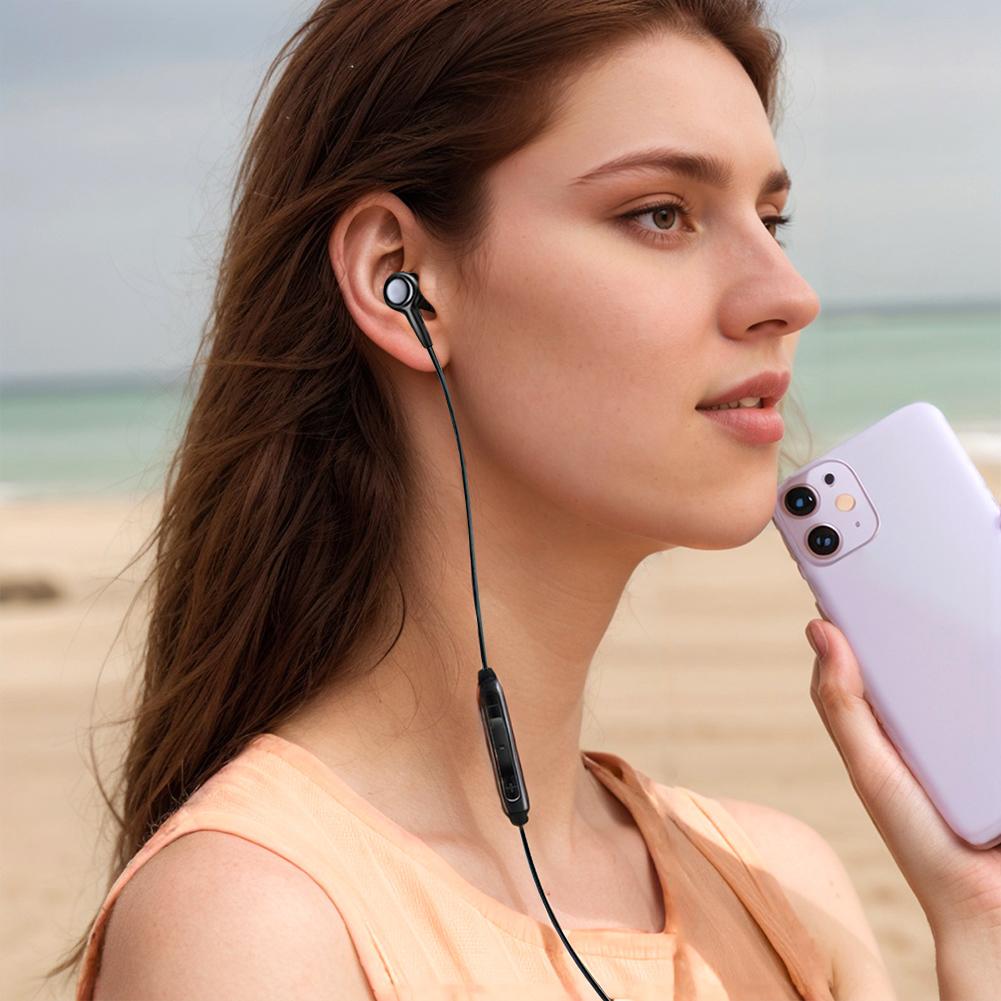 3.5mm/Type-c Wired Earbuds in Ear HiFi Stereo Headphones Single Side Earphone Mono Earbuds Single Earphone for Phone MP3 Players