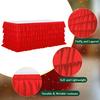 Ruffled Table Skirt 5-Tier Pleated Chiffon Tablecloth Reusable Tutu Table Skirt for Classroom Teacher Desk Back To School Birthday Party Cake Dessert