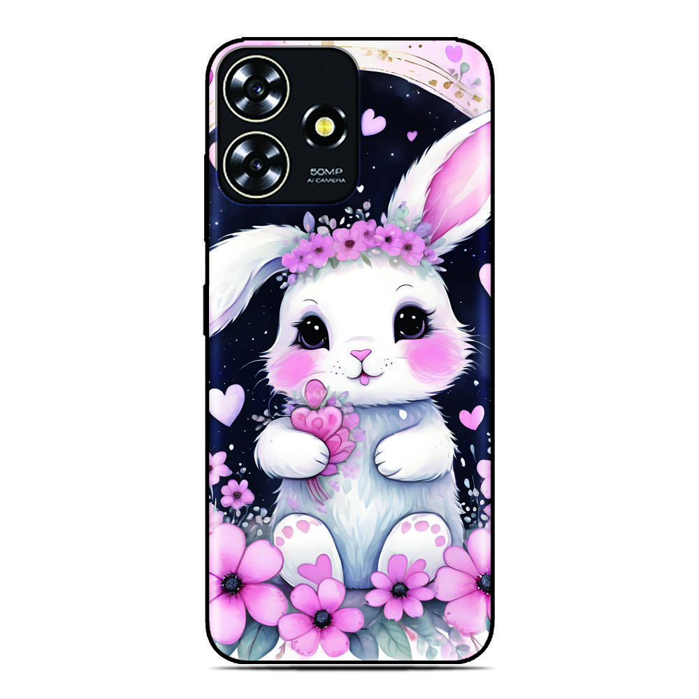 

Rabbit Love Phone Case For Blackview Wave 9C 8C 6C Shark 9 Color 8 Oscal C80 C70 C60 C30 C20 Pro Flat 2 1C 2C Tiger 13 12 Cover Blackview Wave 8