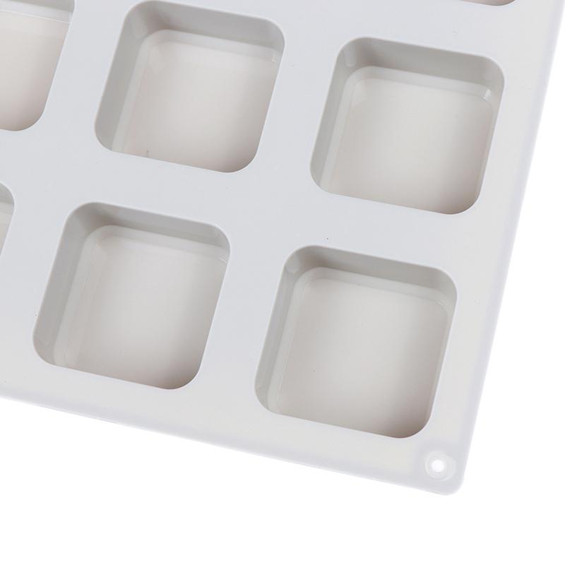 9 Cavity Square Silicone Soap Molds Soap Craft Diy Soap Making Chocolate Mold
