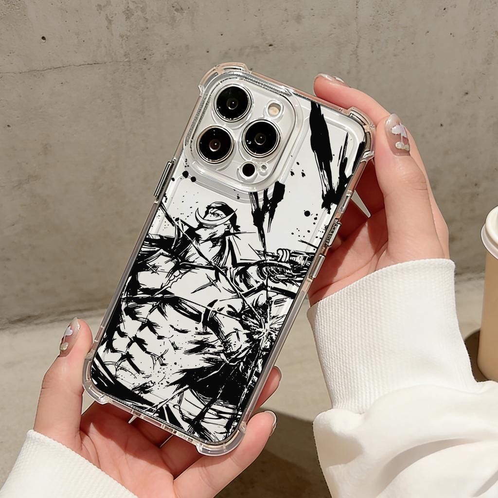 Anime Luffys Zoros Phone Case For Samsung Galaxy S26 S25 S24 S23 S22 S21 S20 Edge FE Ultra Plus 4G 5G Anti Fall Clear TPU