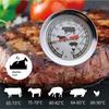 1-2PCS Dial Kitchen Thermometer 304 Stainless Steel 0-120 Degree Meat Temperature Probe Baking Cooking BBQ Temperature Meter