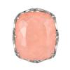 Schmuckset Halskette Ring Morgan Rosa Kostbar Fett Rechteckig Modisch Leichter Luxus Bankett Damen Accessoires