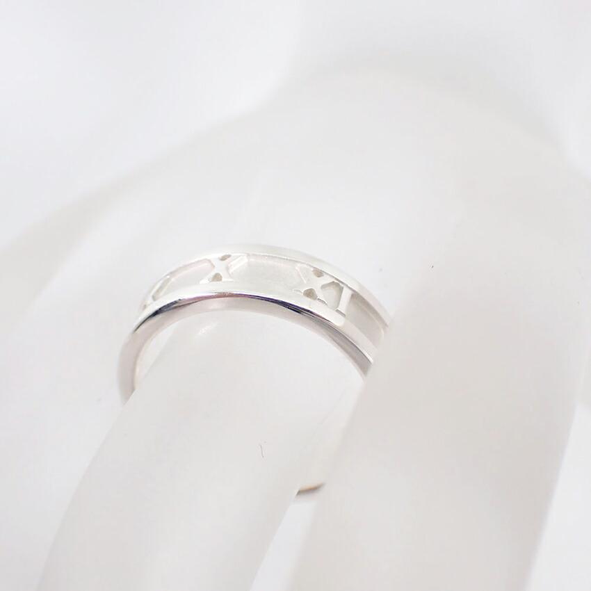 [Used] TIFFANY 925 Atlas Ring / Size 14 / j31-64