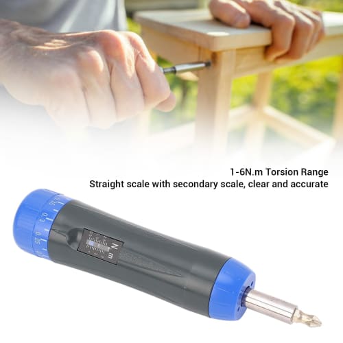 Preset Torque Driver, 0.5-3N.m Digital Torque Driver Wrench Set, Portable Multi-Bit Ratchet Driver Set with 10 Bits and Storage Box for Maintenance To