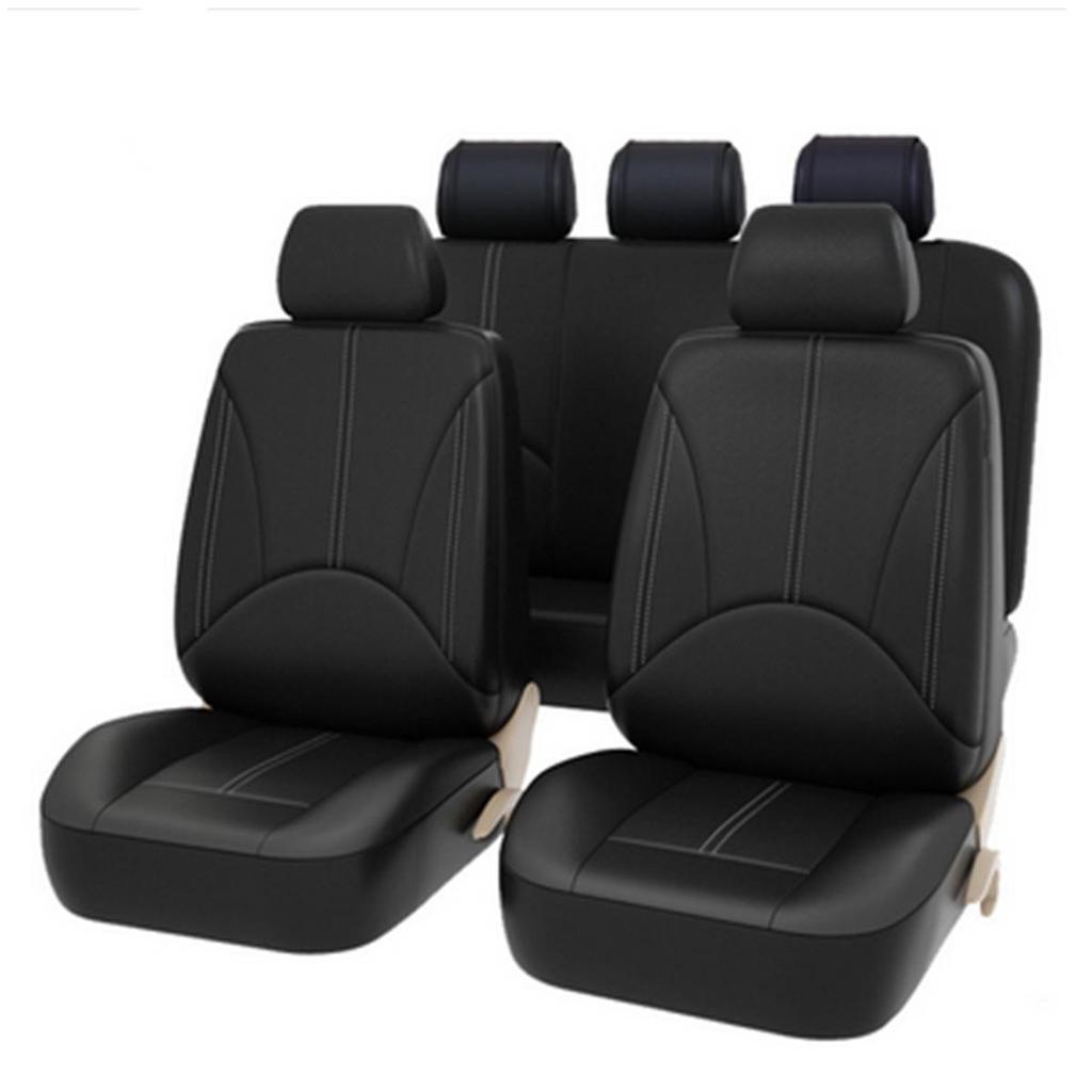 Premium PU Leather Cross-Border Patchwork Seat Cover: Durable, Soft, Comfortable, and Breathable Luxury Car Accessory