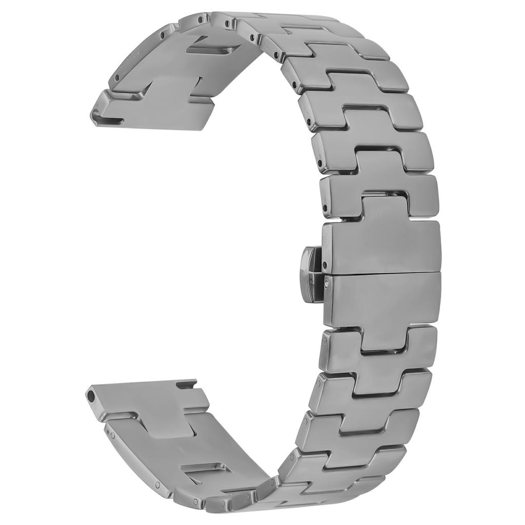 Für Fitbit Versa/Versa Lite/Versa 2 Ersatzarmband H Typ Metall Uhrenarmband