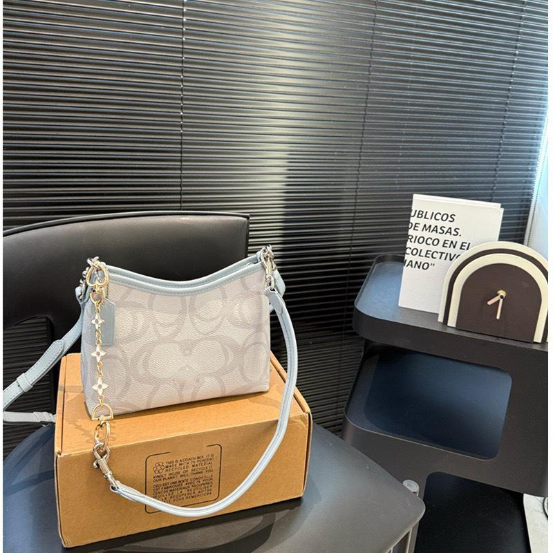 Coach 25 Laurel Mini Hobo Bolsa Transversal e de Ombro Versátil para Mulheres