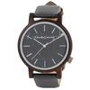 Claudia Caterini Analog Wooden Marble Leather [Claudia Caterini] Watch, Frame, Dial, Strap, Black, CC-A119-GRW, Men's