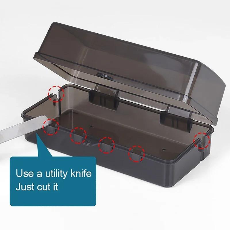 Waterproof Lockable Anti Theft Rain Proof Outdoor Electric Vehicle Charging Plug Storage Box for Electric Car Charging Pile