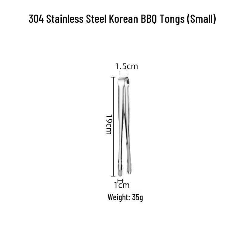 ZISIZ Large 304 Stainless Steel Food Tongs