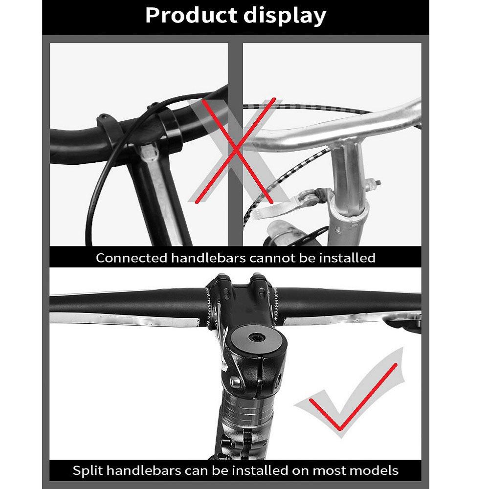 Mountain Bike Handlebar Front Fork Stem Riser Extender Extension Head Up Adapter