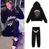 Sp5der Unisex High-Quality American Style Spider Web Hoodie Set