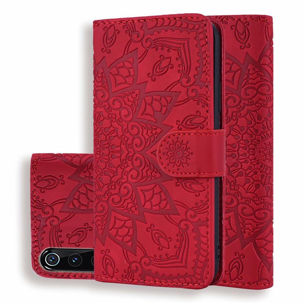 Suitable for Xiaomi 10lite Mobile Phone Leather Case Redmi Note9S Retro Matte Embossed Card Wallet Case