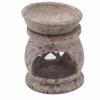 Soapstone Oil Burner 8cm Three Moon Pentagon