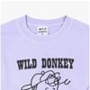 Wild Donkey Unisex Sweatshirt Fg Smiling Old Dyed Wisteria