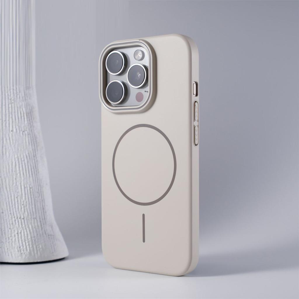 Silikonový kryt na telefon pro Apple iPhone 16 Pro Max - Hladký na dotek MagSafe Nárazuvzdorný Kreativní Plné krytí pro iPhone 16/15/14/13/12/11/Pro/Plus/Pro Max