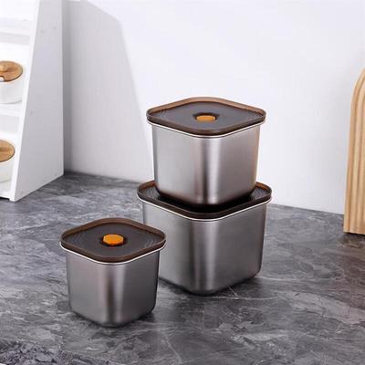 LISM Square Seasoning Jar Set with Sealed Lids