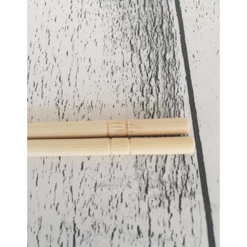 Bulk Purchase of 200 Pairs: Yamato Bussan Disposable Bamboo Chopsticks, Round, with Toothpicks, Approx. 20cm Long X 5mm Diameter, Individually Wrapped