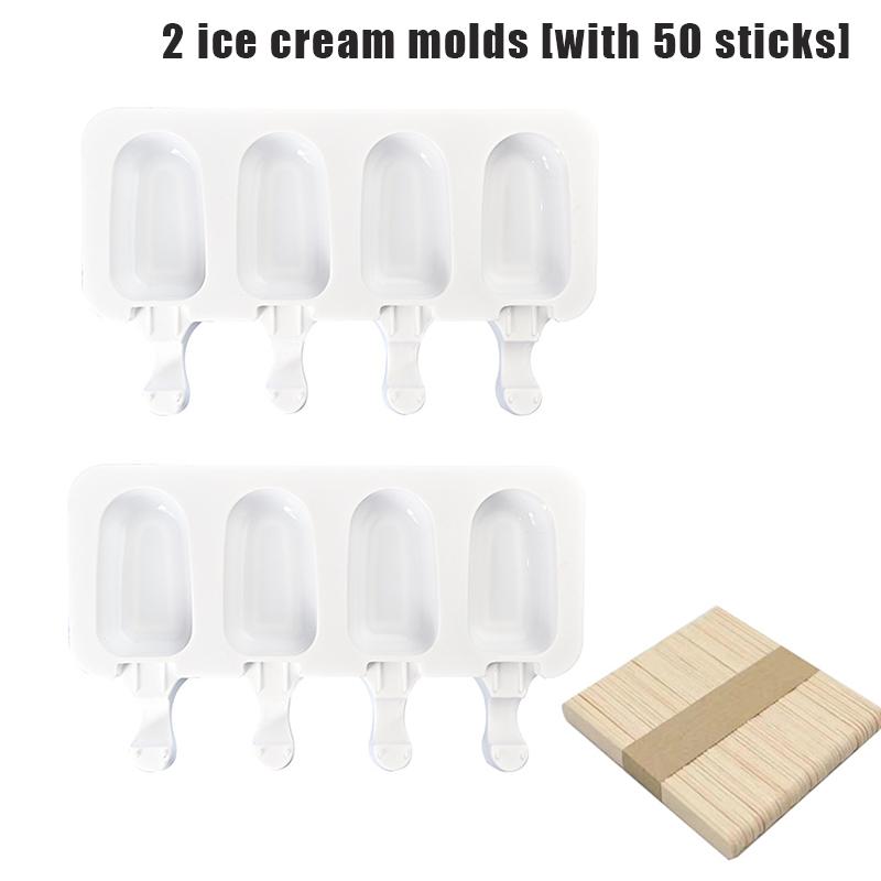 1/2/3 Stück Eis am Stiel Form Lebensmittelqualität Silikon Herz Frucht Schokolade Form DIY Backform Küchenzubehör