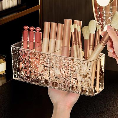 Vodní vlnka akrylová úložná krabička na kosmetiku Držák na štětce na make-up Organizér