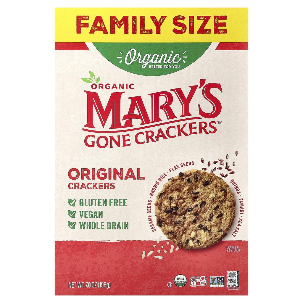Mary's Gone Crackers, Organic Original Crackers, 198g (7oz)