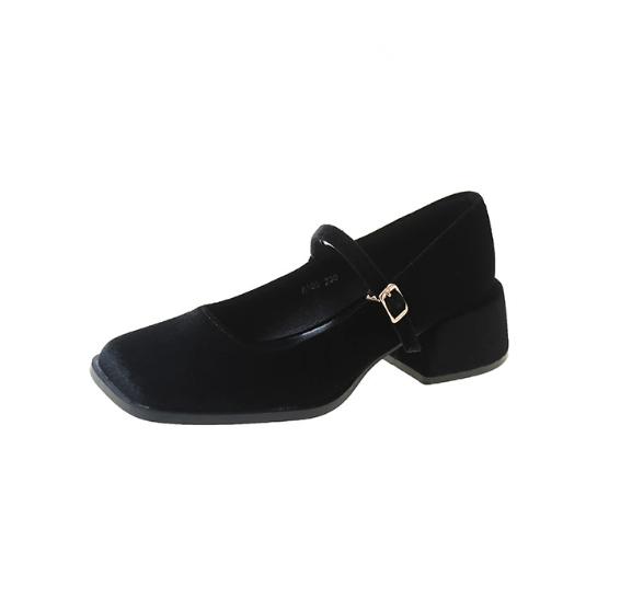 Fashion Women's Wedge Heels Thick-soled Clogs Round-shaped Pumps Casual Shoes Dating 2024 New Style Fashionable and Comfortable