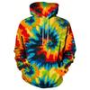 Men's Hoodie Tie Dye Print Sweatshirts For Men Casual Hooded Shirt Hoodies Pullover Clothes Harajuku Top Men's Clothing