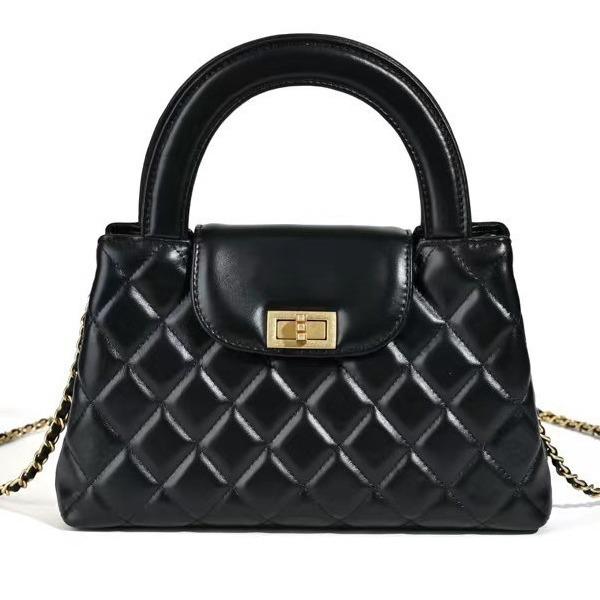 Xiaoxiangfeng chain bag women's diamond handbag, high sense 2025 new leather women's bag, shoulder crossbody small square bag