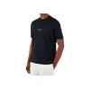 Emporio Armani Letter Round Neck Short Sleeve T-Shirt Men Tops Navy-Blue 3D1TH3-1JOCZ-09Q8