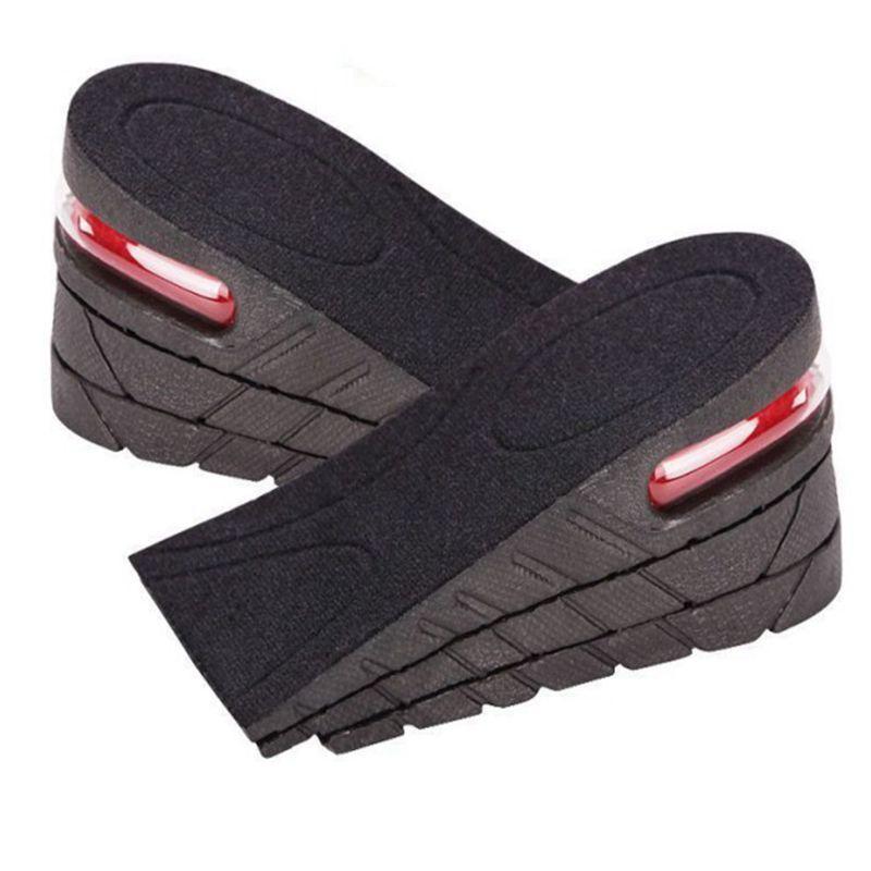 Unisex Invisible Height Increase Insoles: Shock-Absorbing, Deodorant, Breathable Air Cushion Half Pads