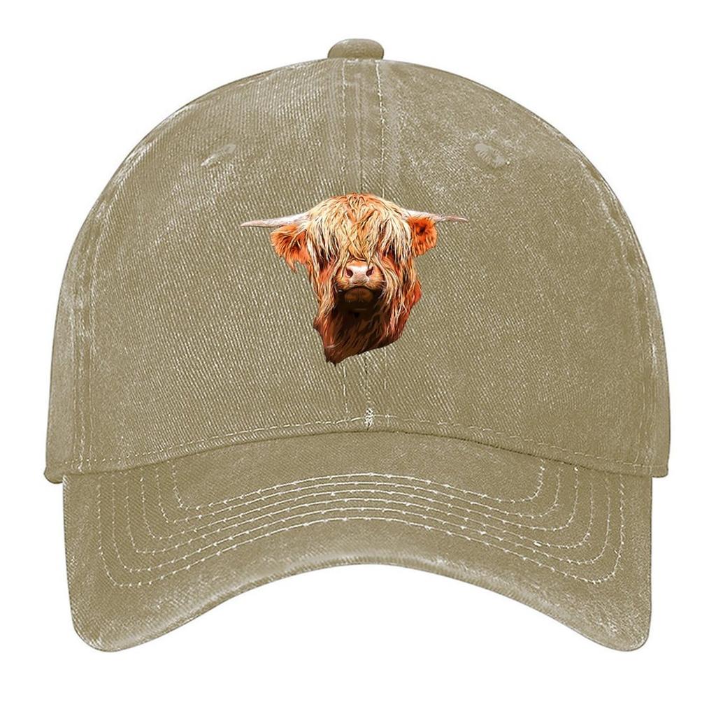 2026 Scottish Highland Cow Beauty Baseball Cap Beach |-F-| Custom Hat Icon Women's Hats 2025 Men's