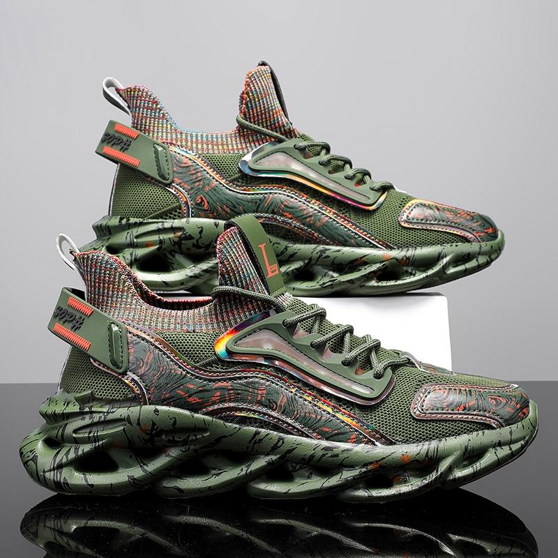 

Men s Stylish Platform Breathable Basketball Shoes Men s Athletic Shoes Casual Shoes Running Shoes 48 зелений