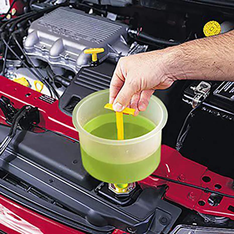 15Pcs/Set Car Accessories Fit Universal Vehicles Pour Oil Tool Spill Proof Coolant Filling Kit Plastic Filling Funnel Spout