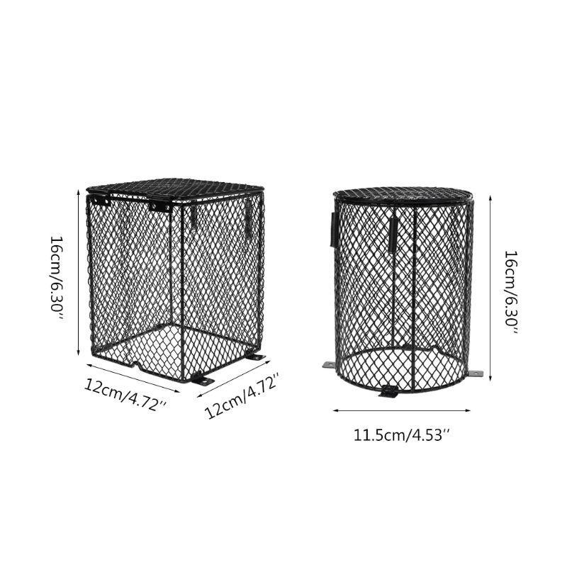 Y3NA Heating Bulb Lamp Protector Heat Bulb Mesh Cover Ceramic Light Lampshade