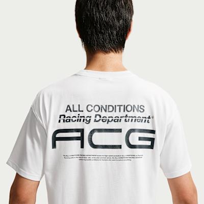 Nike ACG T Shirts Men's Summit White Crew Neck Moderate
