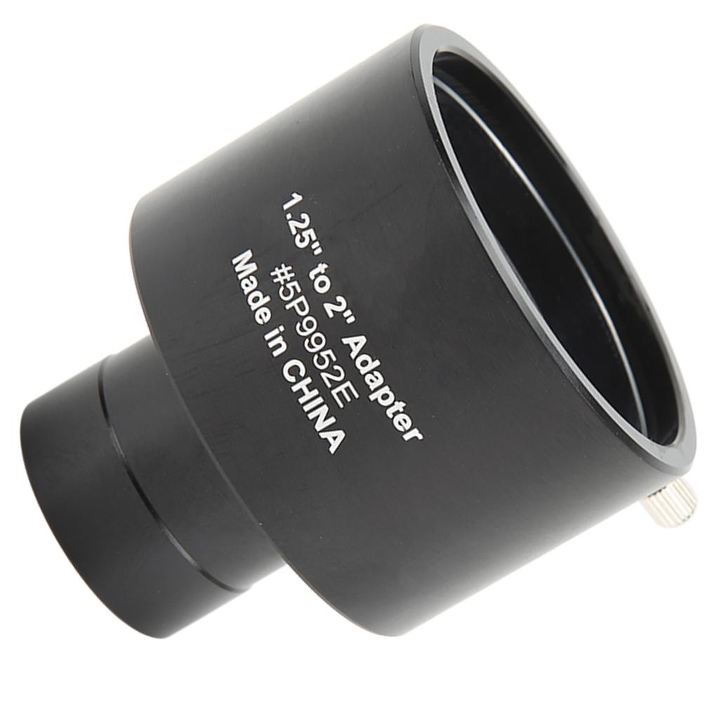 1.25 To 2 Telescope Adapter Telescope T Ring Aluminum Alloy 1.25in Port To 2in Port Adapter for Astronomical Telescope