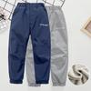 Boys' Windproof Fleece Hiking Pants - Waterproof, Breathable, Casual Softshell for Autumn/Winter