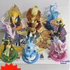 Hot Bandai Pokemon Anime Funism Original Adventure Eevee Family Blind Box Action Figure Jolteon Sylveon Collection Kids Toy Gift