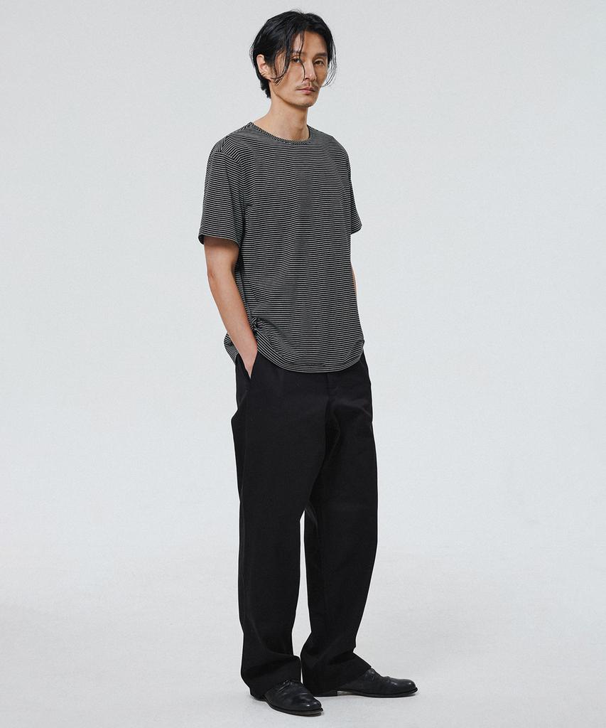 SHIRTER Soft Stripe T-Shirt (Black White)