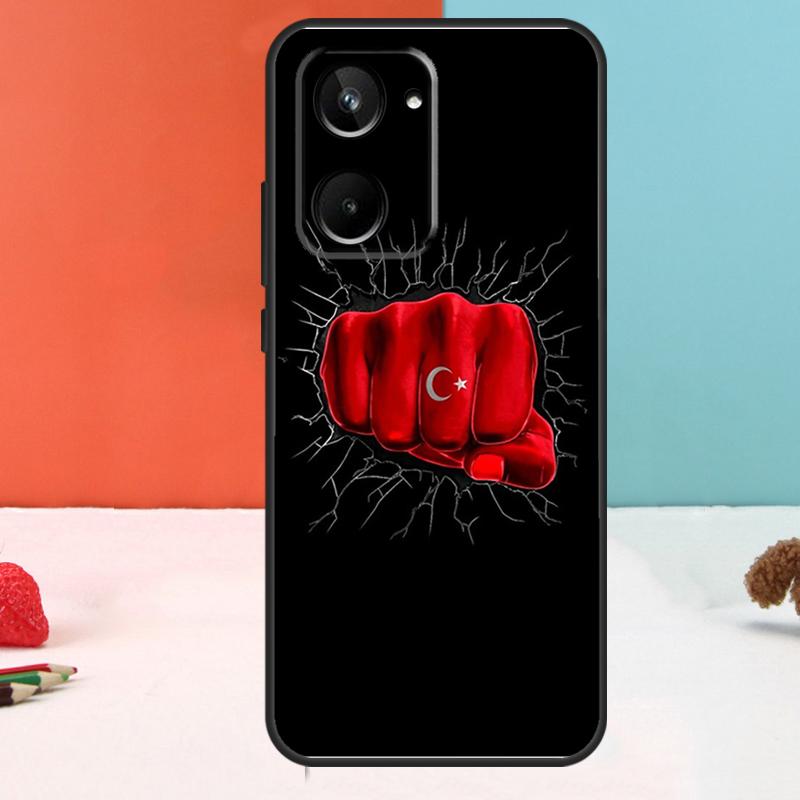 Turkey Turkish Flag For Realme 15 14 10 11 12 13 Pro Plus C67 C65 C63 C61 C35 C55 C53 C51 C71 C75 GT7 Pro Case