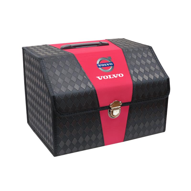 Auto-Aufbewahrungstasche Kofferraum-Organizer-Box Aufräumzubehör Für Volvo XC90 V90 V60 XC60 V40 EC40 EX40 S80 S60 S90 C40 XC40 V70 XC70