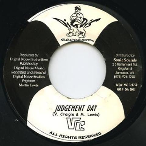 

7inch Record VC - Judgement Day / Ruff Neck Dig Dis 2006 Jamaica Reggae, Ska & Dub