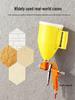Putty King Spray Gun: 6L Exterior Wall Stone Paint & Cement Mortar Texture Hopper, with 3L Orange Sprayer.