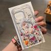 For Magsafe Colorful Flower Phone Case For Iphone 17 Air 16 15 13 12 11 Pro Max 16E Mini 14 Plus Magnetic Wireless Charge Cover