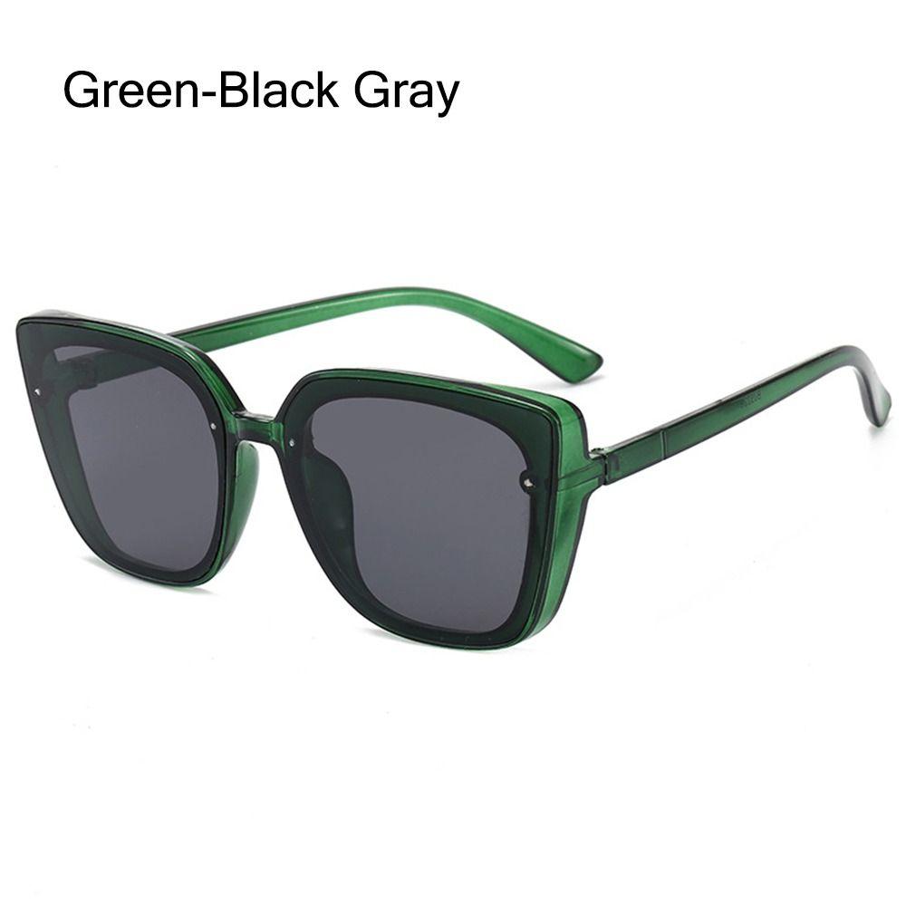 UV400 Protection Cat Eye Sunglasses Trendy Oversized Black Driving Shades Sun Glasses Beach/Travel/Streetwear